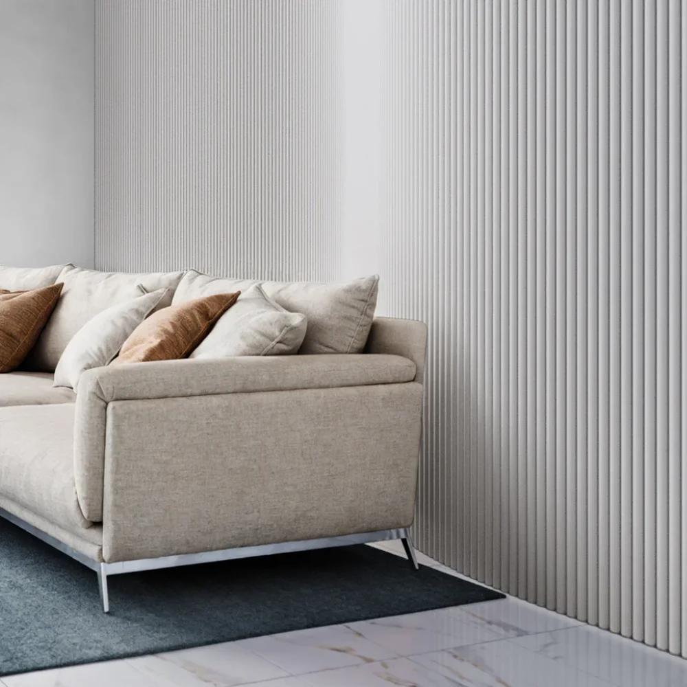 fluted oak panels